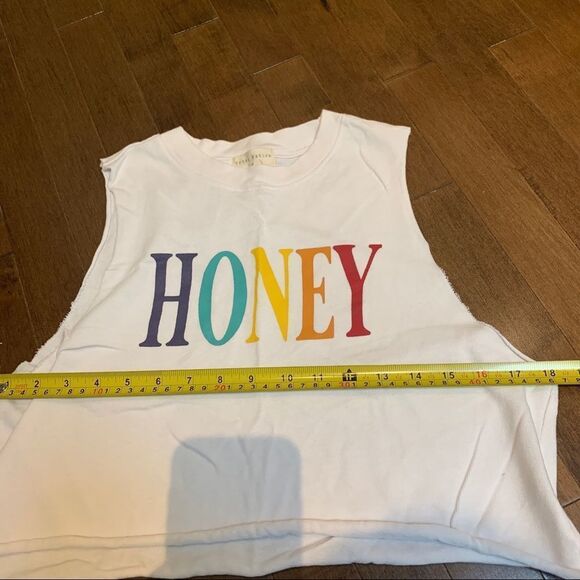 Urban nation white HONEY cropped tank top size M - Picture 5 of 5